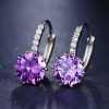 Multicolor zirconia joyería mujer coreana temperamento pendientes personalidad simple hipsteres frescura accesorios net earloop earloop Application Scenario